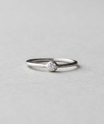 ＜ete bijoux (Women)＞ＰＴ９００　ダイヤモンド　０．１ｃｔ　リング「ブライト」
