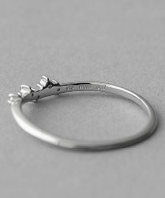 レイヤード］ PT900 ダイヤモンド リング | ete bijoux (Women