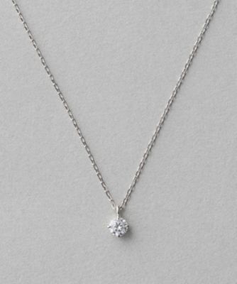 ＜三越伊勢丹/公式＞ ete bijoux (Women)/エテ ビジュー PT900 ダイヤモンド 0．15ct ネックレス「ブライト」 プラチナム 【三越伊勢丹/公式】