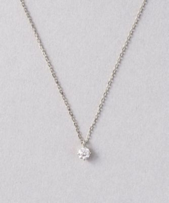 ＜ete bijoux (Women)＞ＰＴ９００／８５０　ダイヤモンド　０．２５ｃｔ　ネックレス「ブライト」