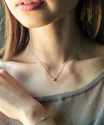 ＰＴ９００／８５０　ダイヤモンド　０．１５ｃｔ　ネックレス「ブライト」