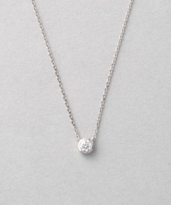 ＜ete bijoux (Women)＞ＰＴ９００／８５０　ダイヤモンド　０．２５ｃｔ　ネックレス「ブライト」