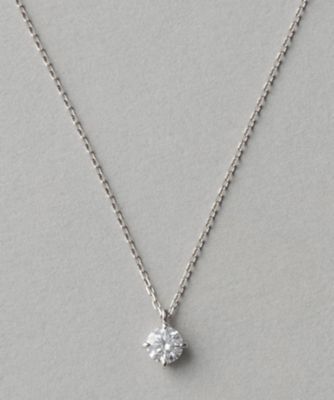 ＜ete bijoux (Women)＞ＰＴ９００／８５０　ダイヤモンド　０．５ｃｔ　ネックレス　「ブライト」