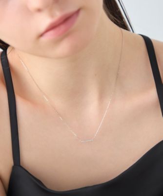 レイヤード ］ PT900／850 ダイヤモンド ネックレス | ete