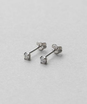 ＜ete bijoux (Women)＞ＰＴ９００　ダイヤモンド　０．１ｃｔ　ピアス「ブライト」