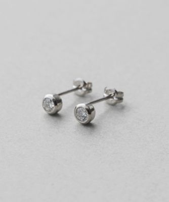 ＜ete bijoux (Women)＞ＰＴ９００　ダイヤモンド　０．２ｃｔ　ピアス「ブライト」