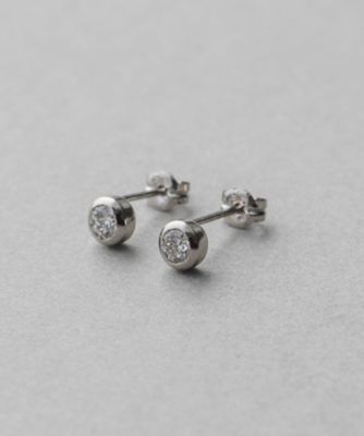 ＜ete bijoux (Women)＞ＰＴ９００　ダイヤモンド　０．３ｃｔ　ピアス「ブライト」