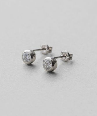 ＜ete bijoux (Women)＞ＰＴ９００　ダイヤモンド　０．４ｃｔ　ピアス「ブライト」