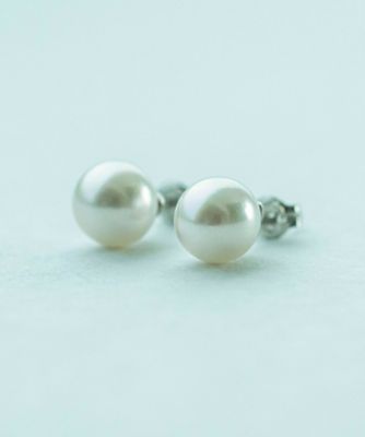 ＜ete bijoux (Women)＞ＰＴ９００　パール　ピアス　Ｌ