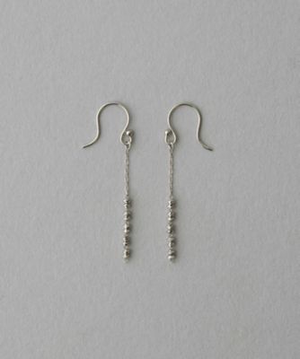 いとう【ete bijoux】K18RBG ブラウンダイヤモンド チェーン トーン] K18RBG ブラウンダイヤモンド チェーン ピアス（307019
