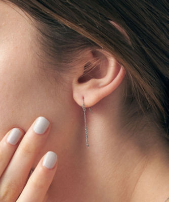 ete エテ プラチナ PT900 PT850 e_Grain ピアス PT850 e＿Grain ピアス | ete bijoux (Women)/エテ