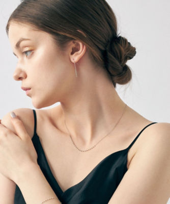 ete エテ プラチナ PT900 PT850 e_Grain ピアス PT850 e＿Grain ピアス | ete bijoux (Women)/エテ