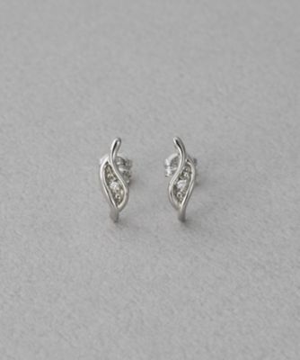 ＜ete bijoux (Women)＞［デイリープラチナ］　ＰＴ５０１　ダイヤモンド　ピアス