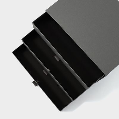ＴＣＳ．オリジナル　３段引き出し収納　コンクリート（５０８０６０８９）
