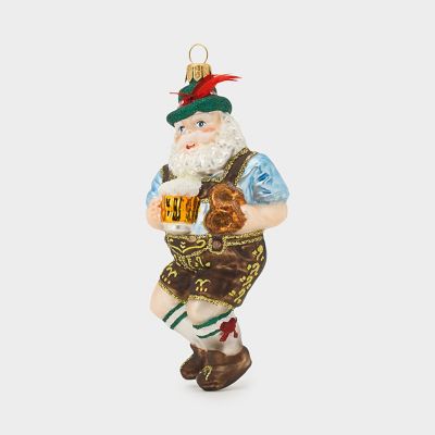 バイエルン サンタ ダンシング オーナメント
