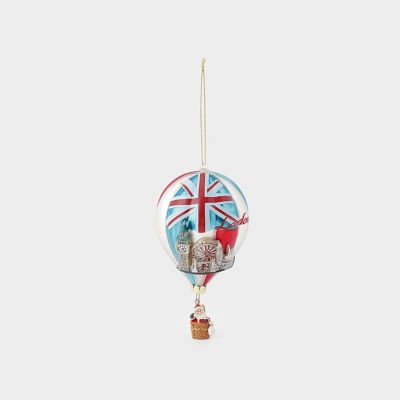 ＜The Conran Shop＞ロンドンサンタ　ホットエアーバルーン　オーナメント（５１０４６８０４＿ｘｍａｓ２５）