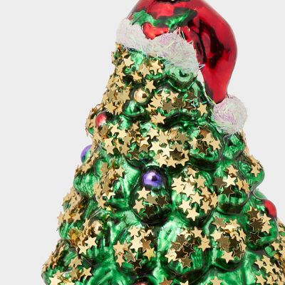 クリスマスツリー ウィズ ブーツ＆ハット オーナメント