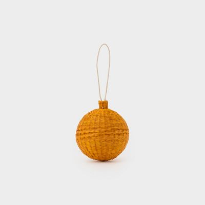 ＜The Conran Shop＞ボーブル　イエロー　オーナメント（５１０５２１２６＿ｘｍａｓ２５）