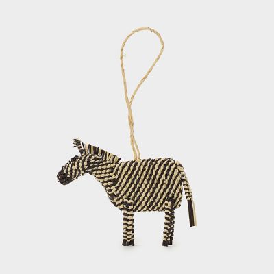 ＜The Conran Shop＞ゼブラ　オーナメント（５１０５２１８８＿ｘｍａｓ２５）