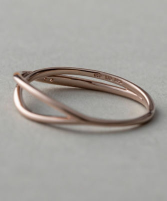 レイヤード］ K18MPG ダイヤモンド クロス リング | ete bijoux