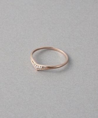 ムーンリット］ K18MPG ダイヤモンド リング | ete bijoux