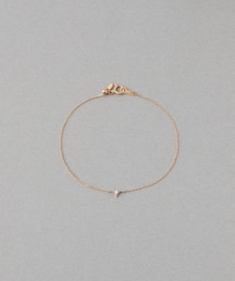 ＜ete bijoux (Women)＞［ムーンリット］　Ｋ１８ＭＰＧ　ダイヤモンド　ブレスレット