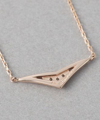 ムーンリット］ K18MPG ダイヤモンド ネックレス | ete bijoux