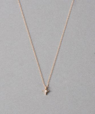 ＜ete bijoux (Women)＞［ムーンリット］　Ｋ１８ＭＰＧ　ダイヤモンド　ネックレス