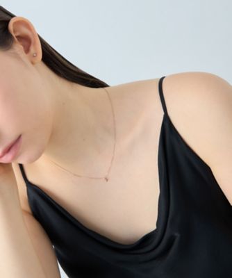 ムーンリット］ K18MPG ダイヤモンド ネックレス | ete bijoux