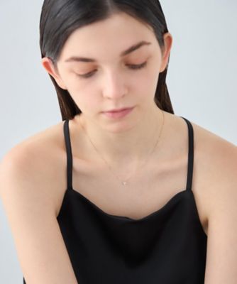 レイヤード ］ K18MPG ダイヤモンド ネックレス | ete bijoux