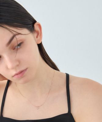 レイヤード ］ K18MPG ダイヤモンド ネックレス | ete bijoux