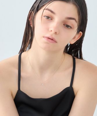 レイヤード ］ K18MPG ダイヤモンド ネックレス | ete bijoux