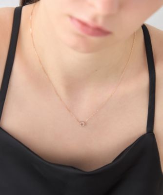 レイヤード ］ K18MPG ダイヤモンド ネックレス | ete bijoux