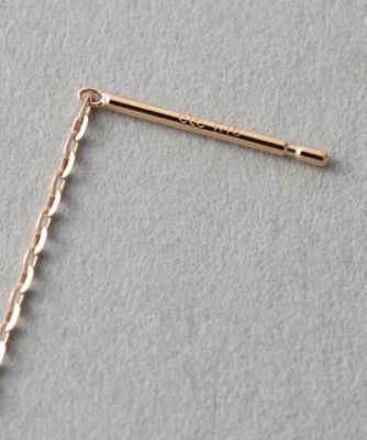 K18MPG ミラーカットチェーン ピアス | ete bijoux (Women)/エテ