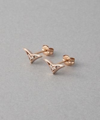 ムーンリット］ K18MPG ダイヤモンド ピアス | ete bijoux