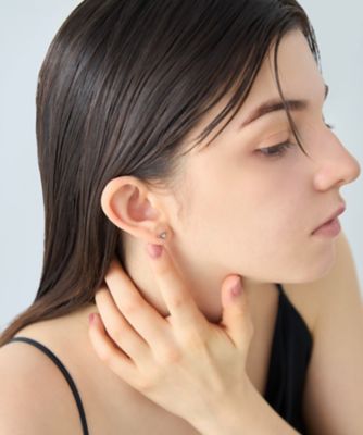 ムーンリット］ K18MPG ダイヤモンド ピアス | ete bijoux