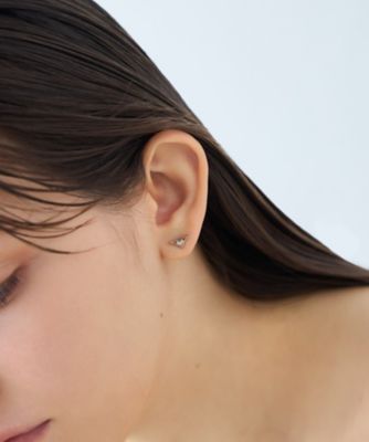 ムーンリット］ K18MPG ダイヤモンド ピアス | ete bijoux