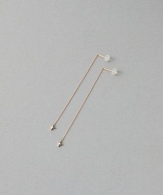 ムーンリット］ K18MPG ダイヤモンド ピアス | ete bijoux