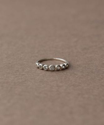 ＜ete bijoux (Women)＞［オーロラ］　Ｋ１０ＷＧ　アクアマリン　リング