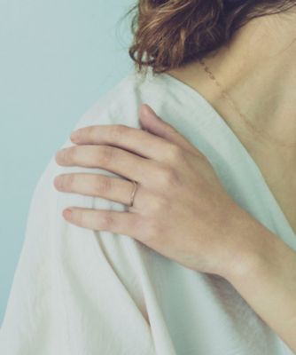 ♥️本日価格！K10 ♡ ete ビジュー レイヤード ヴェーヴ リング K10 レイヤード ウェーヴ リング | ete bijoux (Women)/エテ