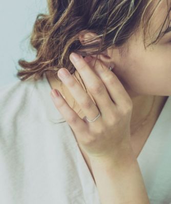 ♥️本日価格！K10 ♡ ete ビジュー レイヤード ヴェーヴ リング K10 レイヤード ウェーヴ リング | ete bijoux (Women)/エテ