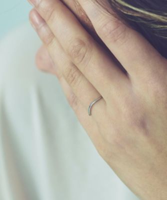 ♥️本日価格！K10 ♡ ete ビジュー レイヤード ヴェーヴ リング K10 レイヤード ウェーヴ リング | ete bijoux (Women)/エテ