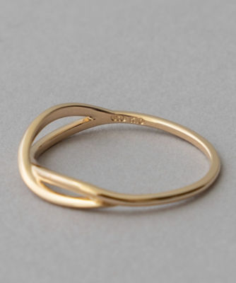 レイヤード］ K10YG クロス リング | ete bijoux (Women)/エテ