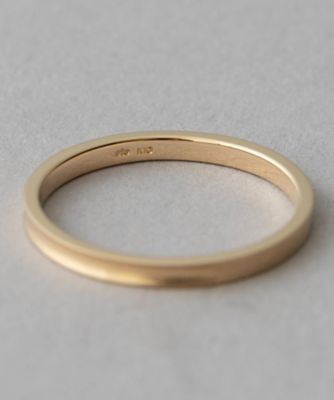 レイヤード］ K10YG コンケイブ リング | ete bijoux (Women