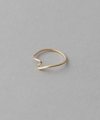 レイヤード］ K10YG ウェーブ リング | ete bijoux (Women)/エテ