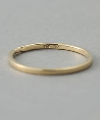 レイヤード］ K10YG ツイスト リング | ete bijoux (Women