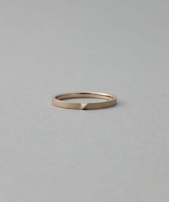 ＜ete bijoux (Women)＞［ハンサムピンク］　Ｋ１０ＭＰＧ　スタッズ　リング