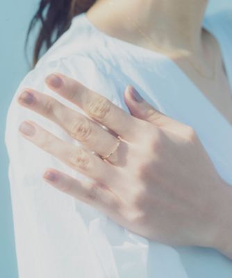 K10 レイヤード ダイヤモンド リング | ete bijoux (Women