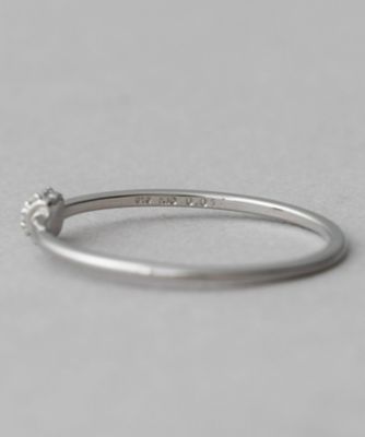 レイヤード］ K10WG ダイヤモンド リング | ete bijoux (Women