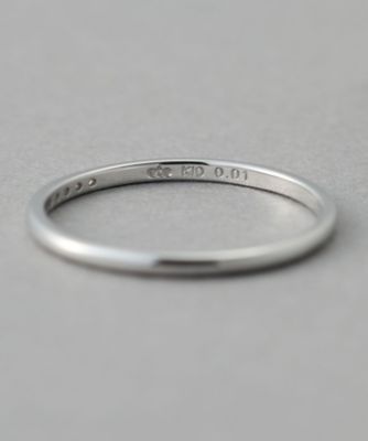 レイヤード］ K10WG ダイヤモンド リング | ete bijoux (Women